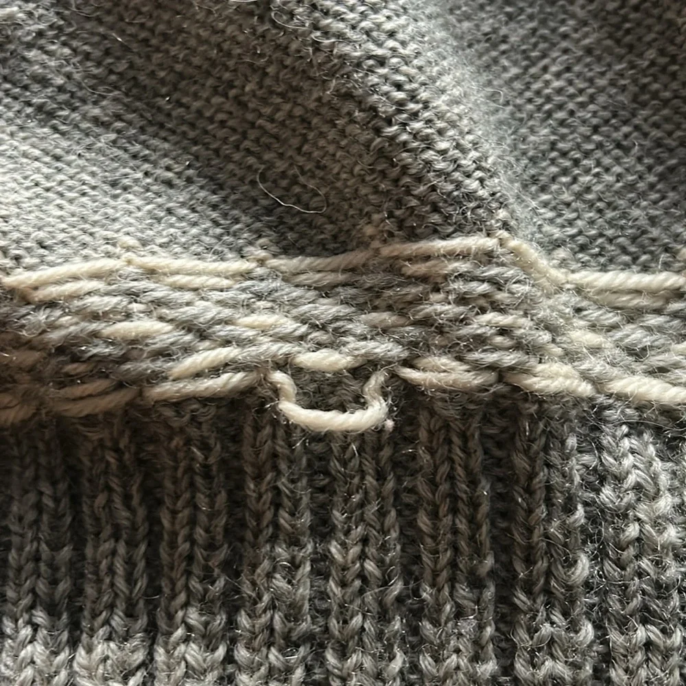 Vintage Norwegian Wool Cardigan - Picture 3 of 8